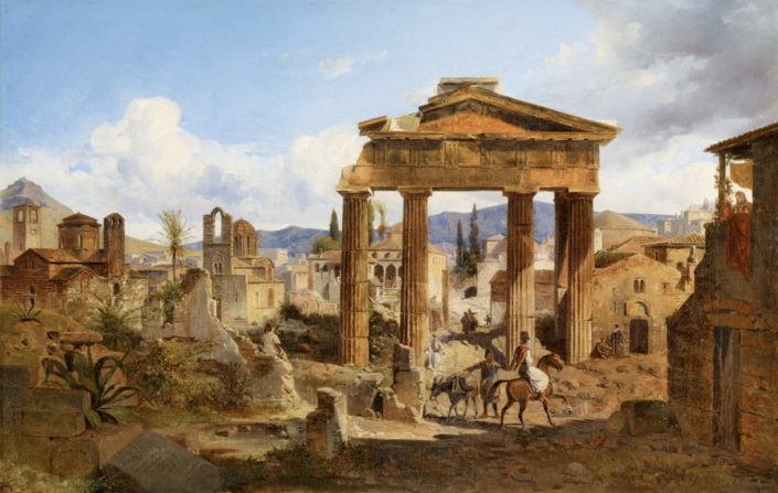 Είσοδος ελεύθερης Αθήνας 1838